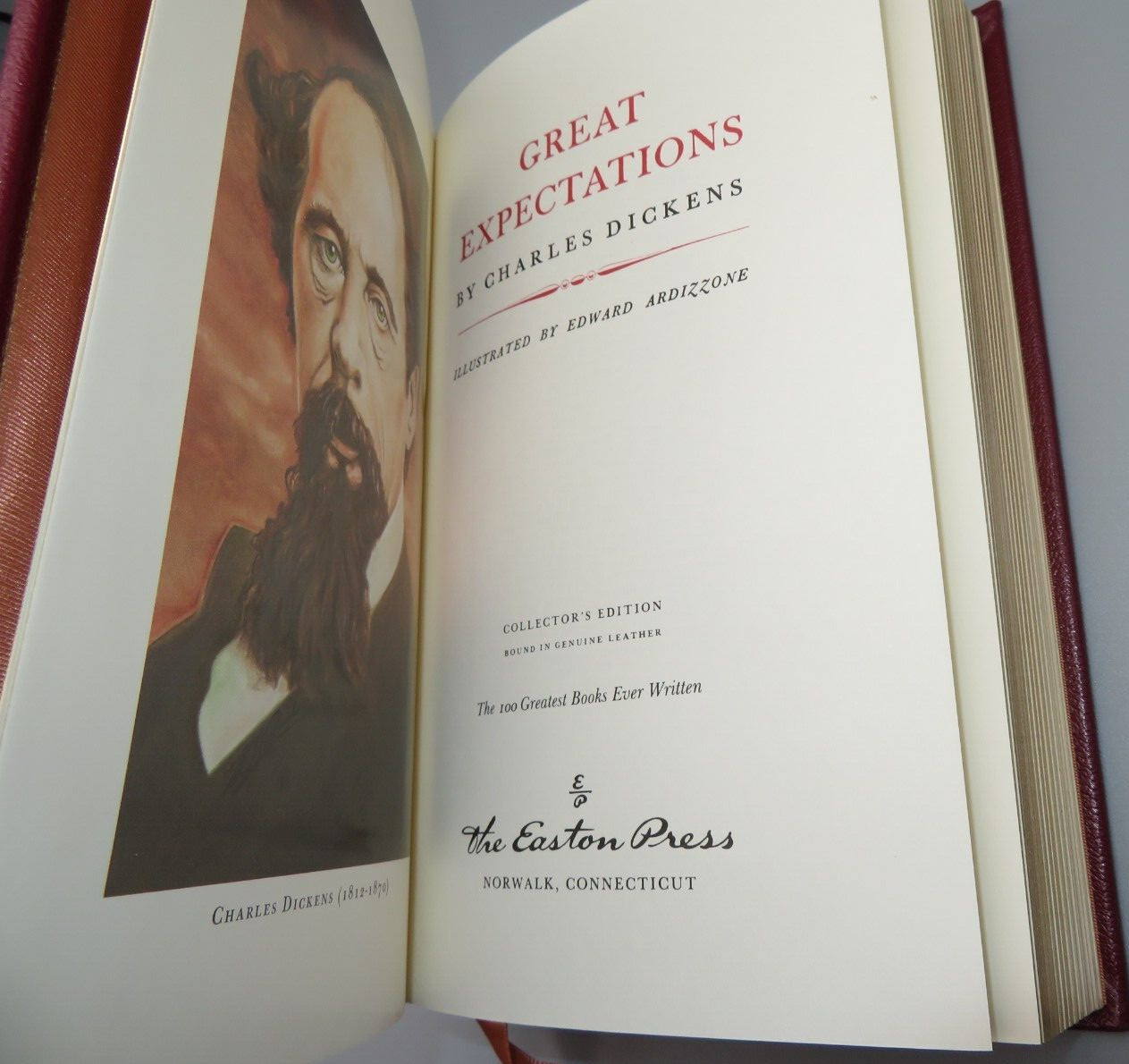 Easton Press Great Expectations Leather Collector&rsquo;s Edition Charles Dickens VG