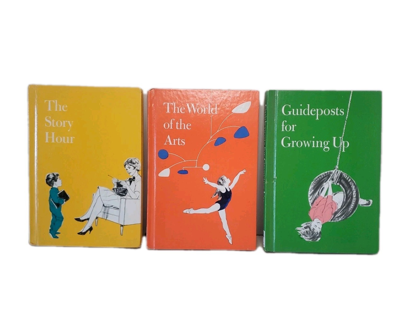 Set Of 3 Vtg Child Horizons Hardcover Books Story Hour The Arts & Guideposts