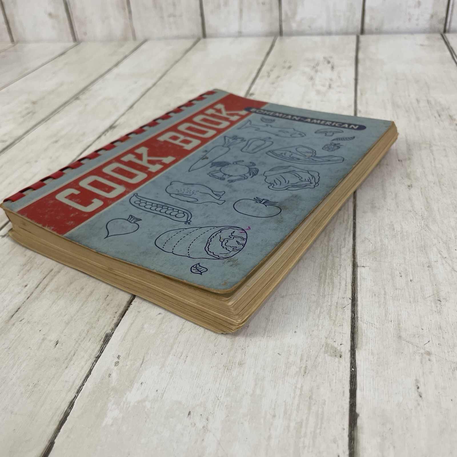 Bohemian American Cook Book 5th Edition Spiral Bound by Marie Rosicky 1949