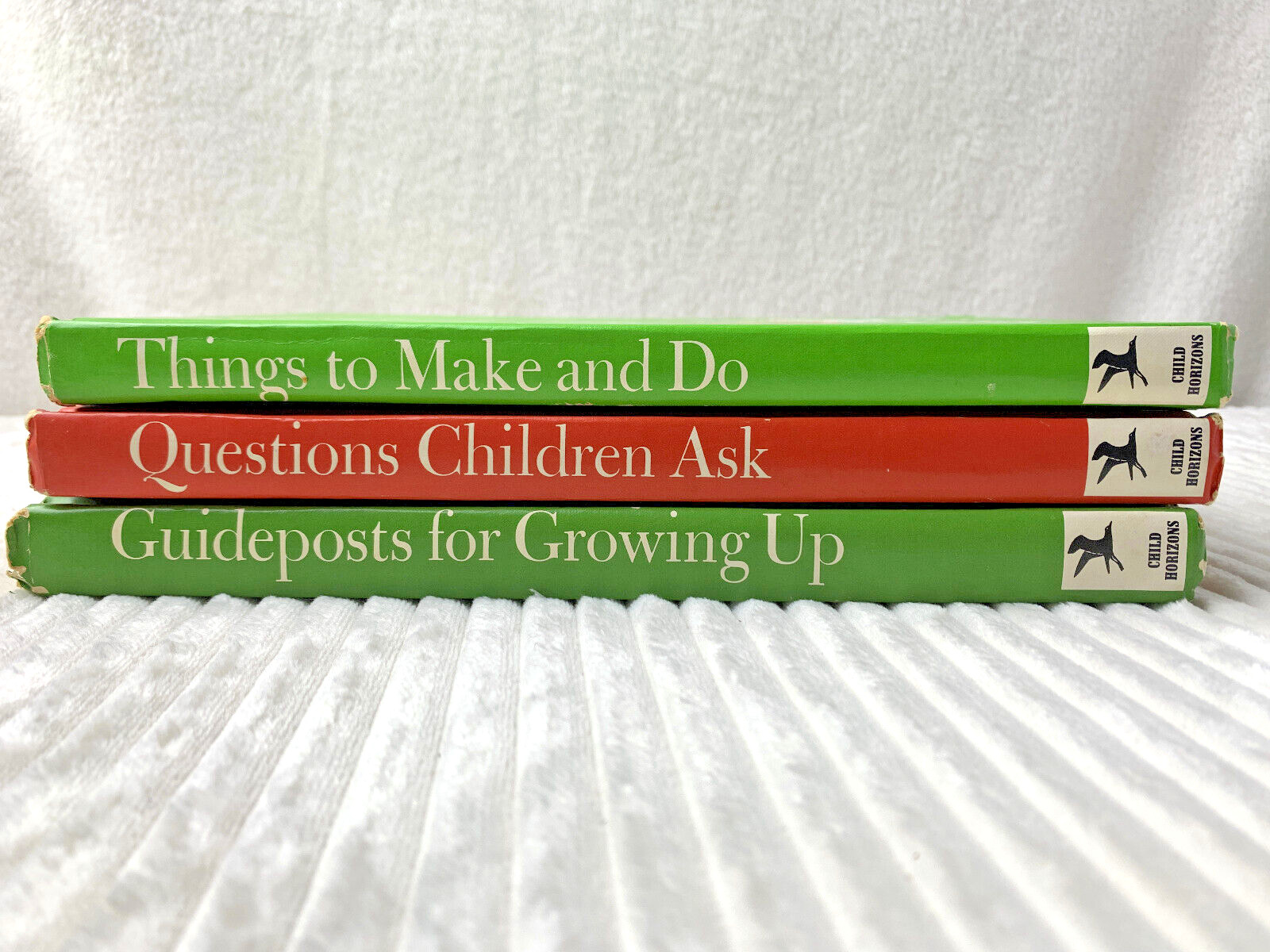Vintage Child Horizons Lot of 3 Home School Hard Cover 1980’s