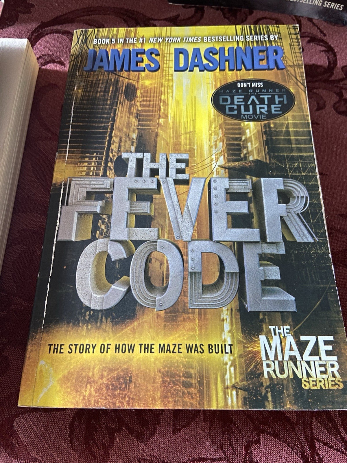 Maze Runner Series James Dashner 5 TRADE PAPERBACKS VG+ FREE SHIPPING