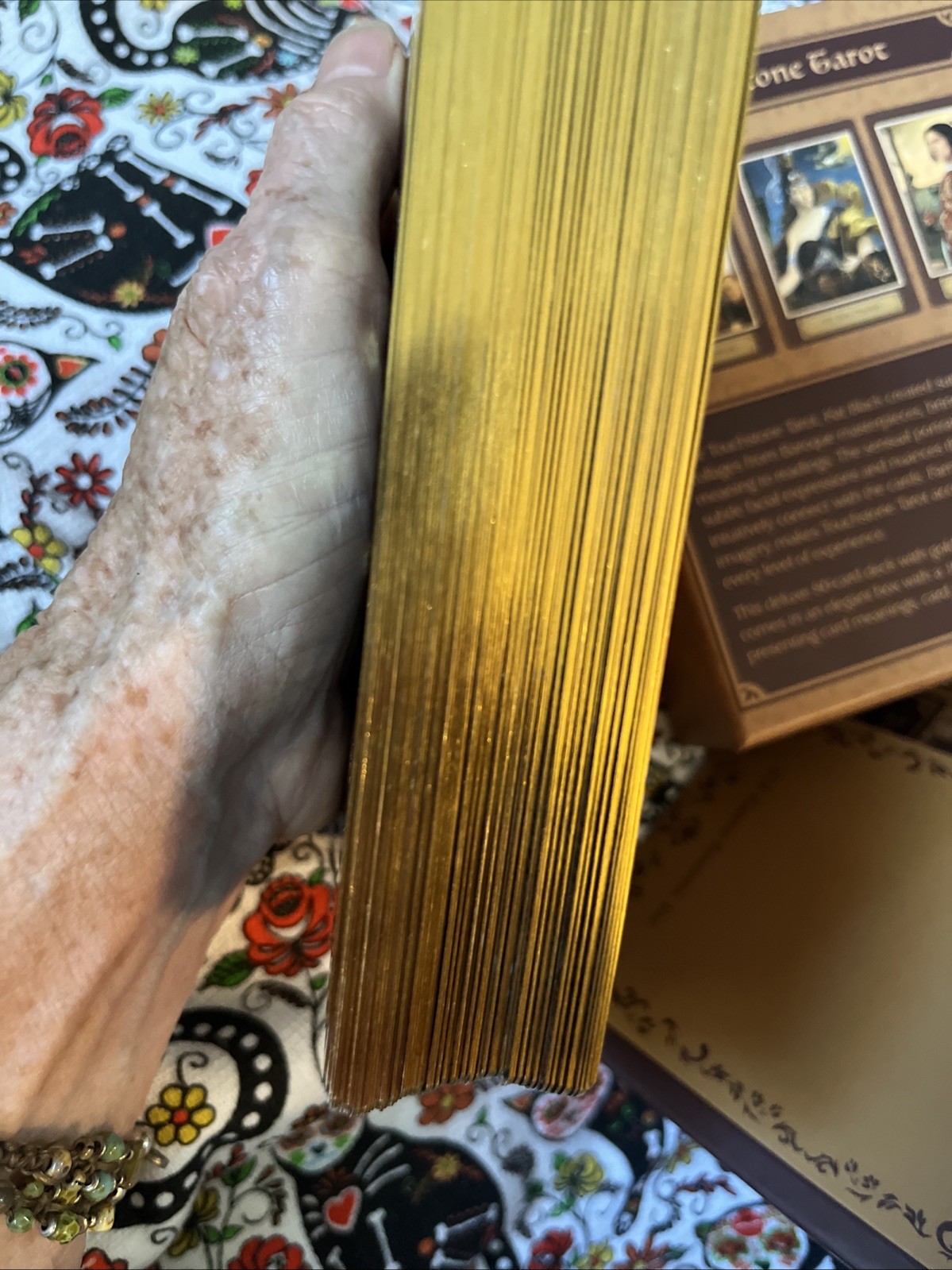 Touchstone Tarot (2020) Deck and Booklet Kat Black Baroque Gilded Cards Used
