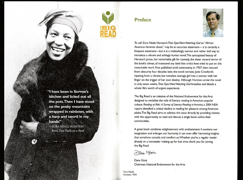 ZORA NEALE HURSTON THEIR EYES WERE WATCHING GOD~A READER&rsquo;S GUIDE & BIOGRAPHY