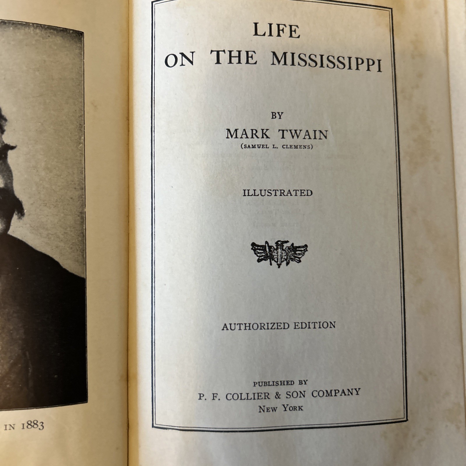Mark Twain Set of 6 HC P. F Collier Books Lot