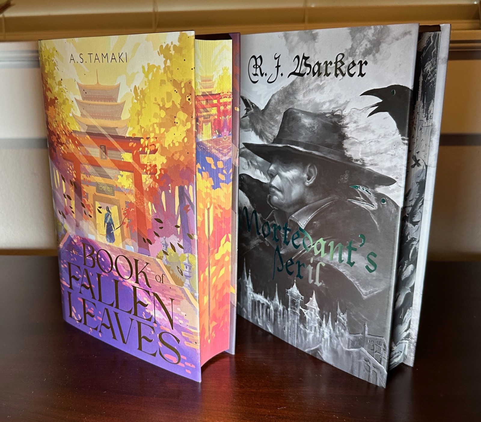 FairyLoot: Book of Fallen Leaves by AS Tamaki & Mortedant&rsquo;s Peril by RJ Barker