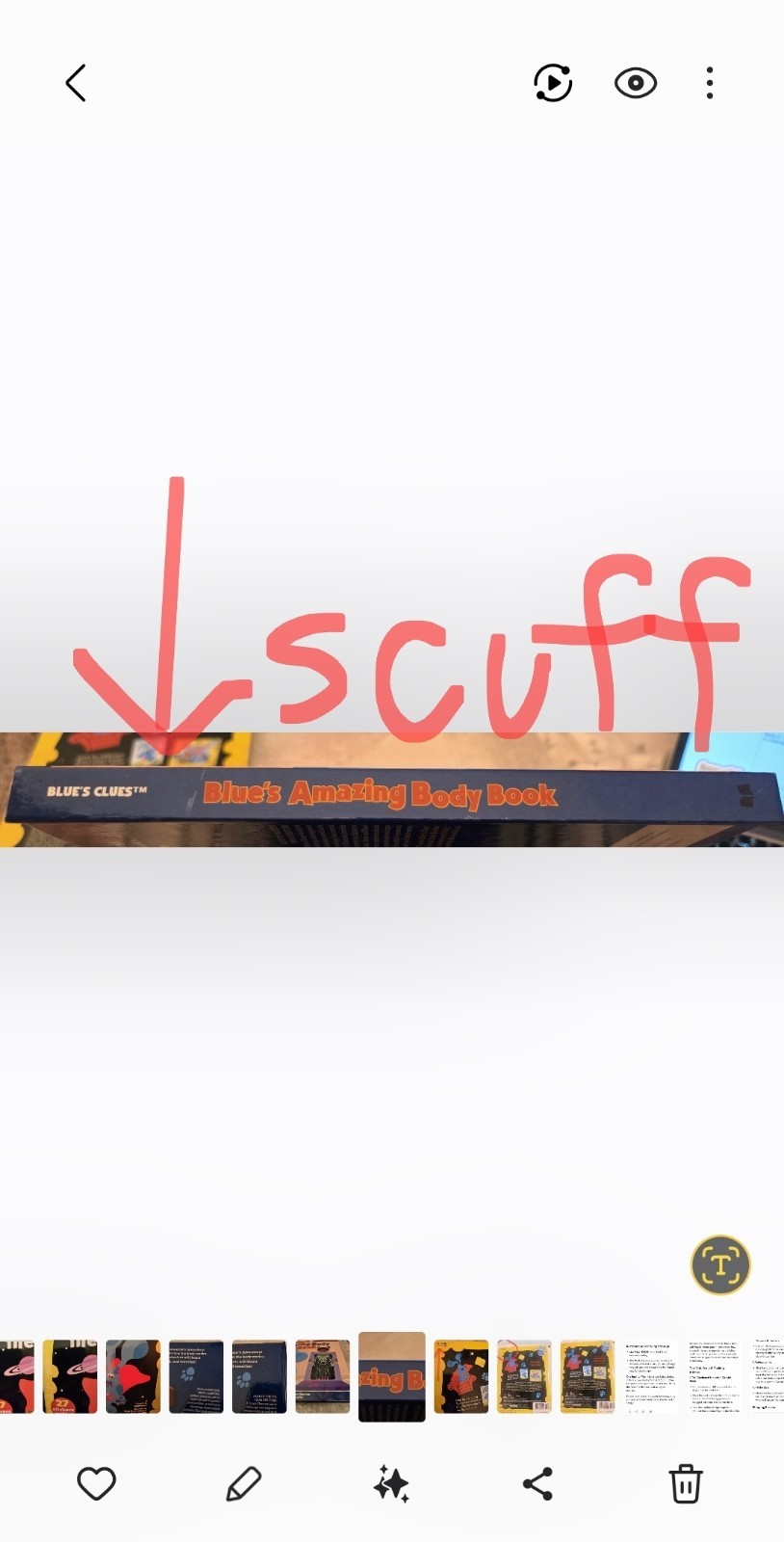 Vintage Blue&rsquo;s Clues Book Bundle – New « Amazing Body » & VGUC « Skidoo to Planets »