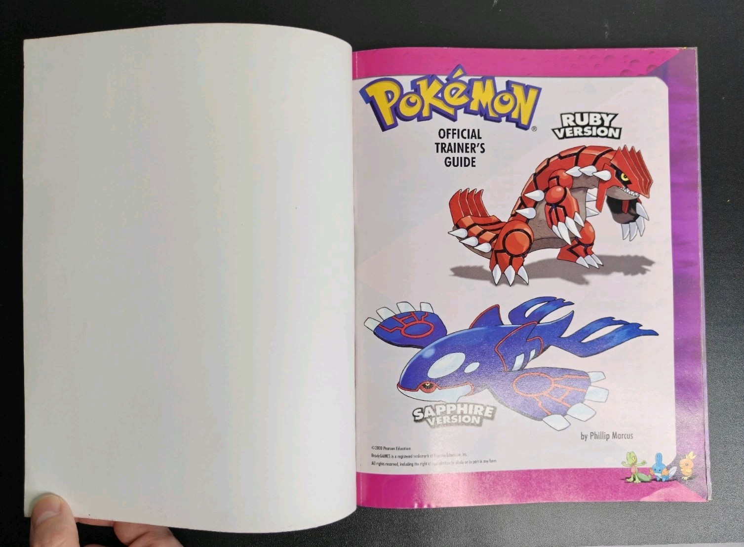 Pokemon Ruby and Sapphire Official Trainer&rsquo;s Strategy Guide Brady Games GBA