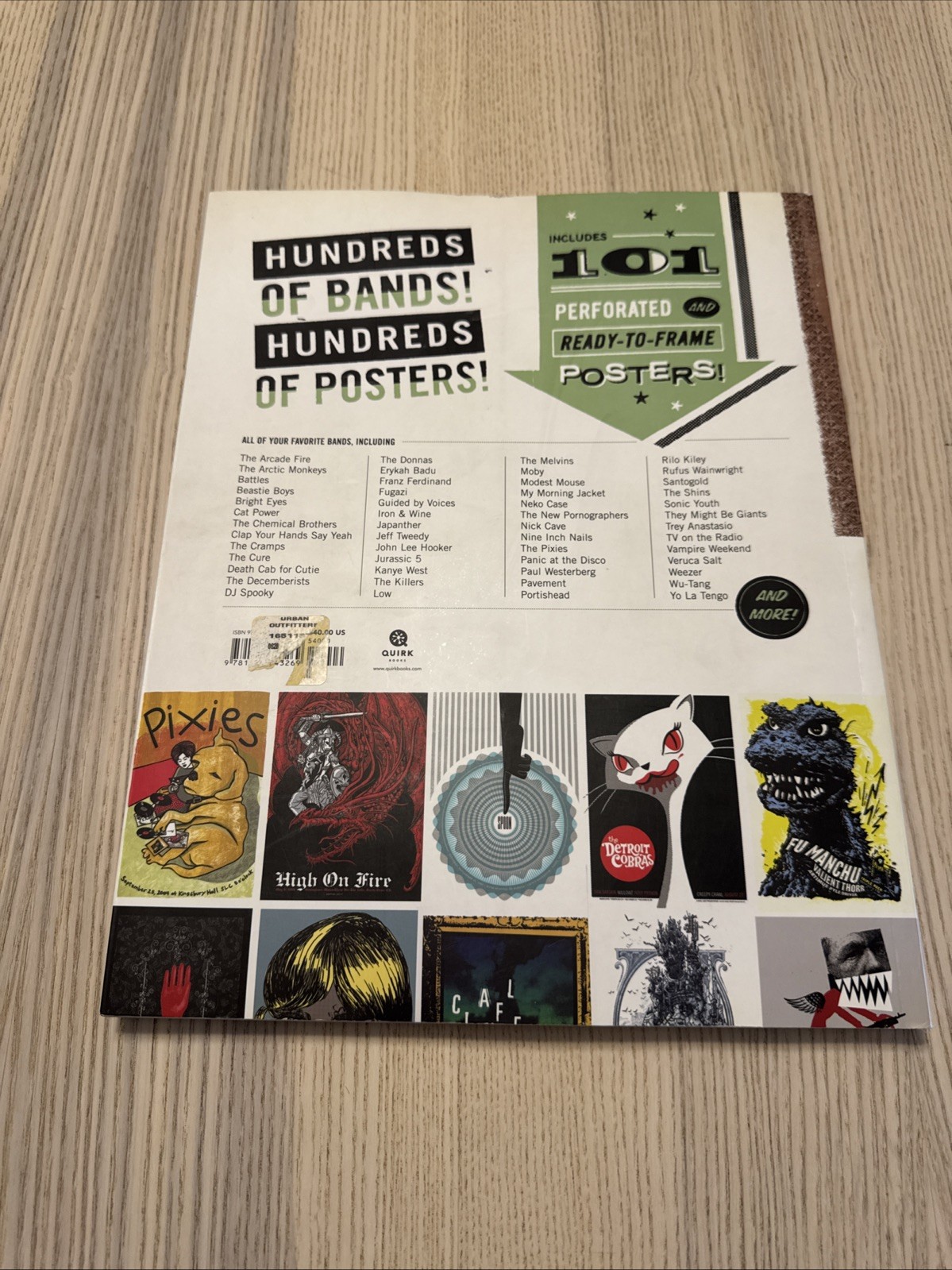 Gig Posters Vol 1 Rock Show Art of 21st Century Clay Hayes Quirk Book 101 Art