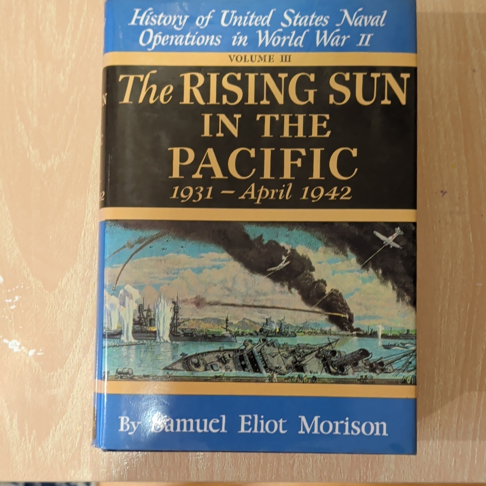 Samuel Eliot Morison Rising Sun in the Pacific Vol 3 HC/DJ 1948 WWII