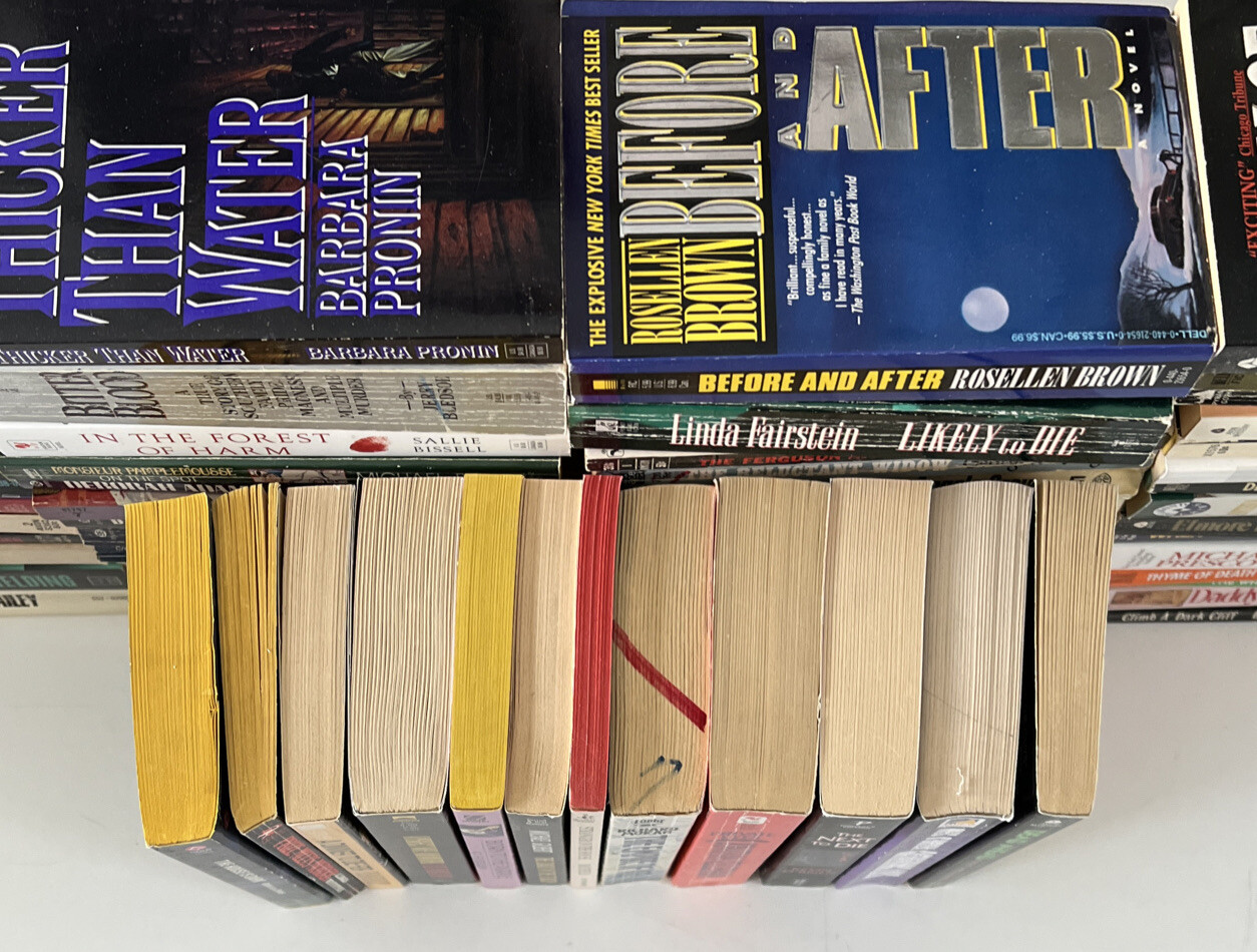 Lot of 10 Mystery Suspense Thriller Paperbacks Random Mix Good to Like New