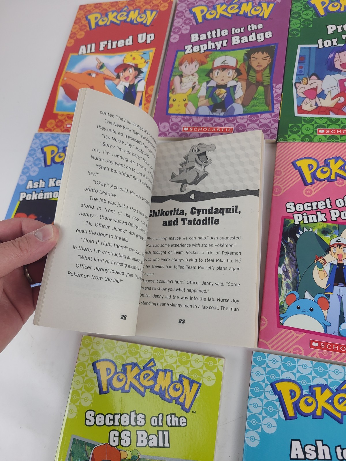 Pokemon Chapter Books Lot of 10 Scholastic Paperback Children&rsquo;s Anime Pikachu