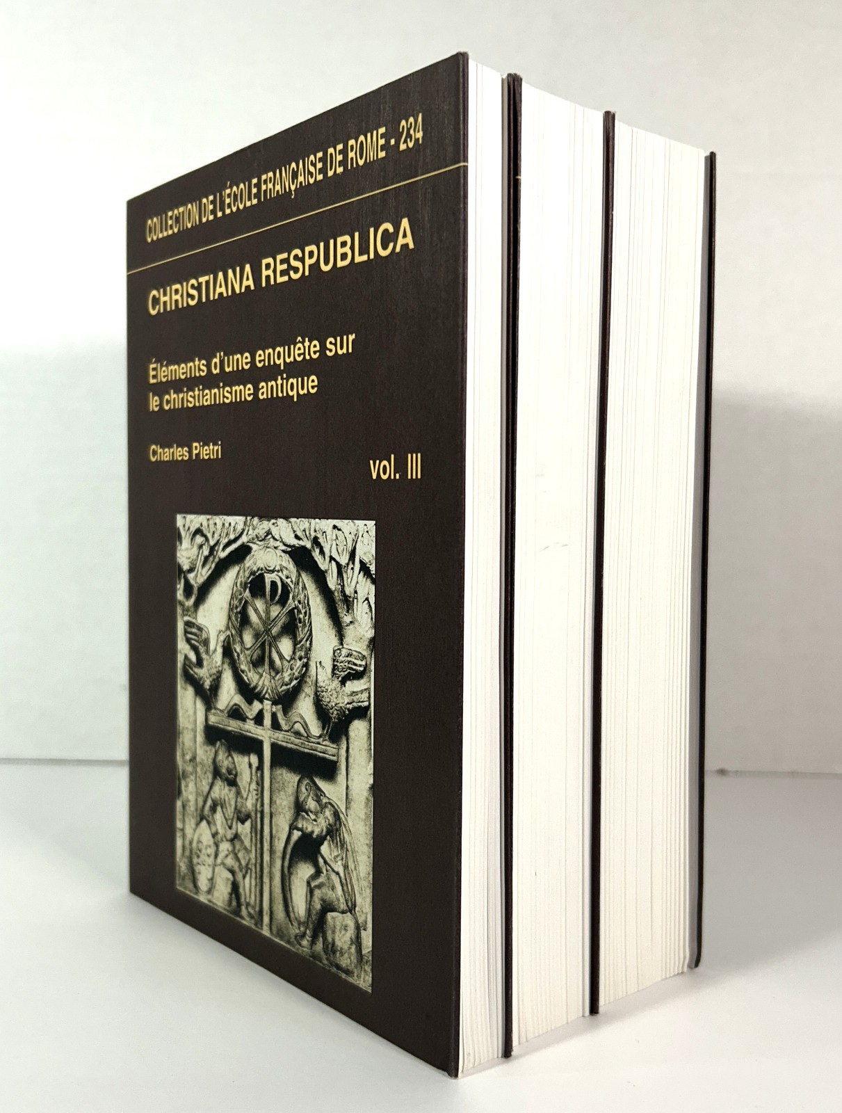 3 Volume Set of Christiana Respublica by Charles Pietri 1997 Softcovers