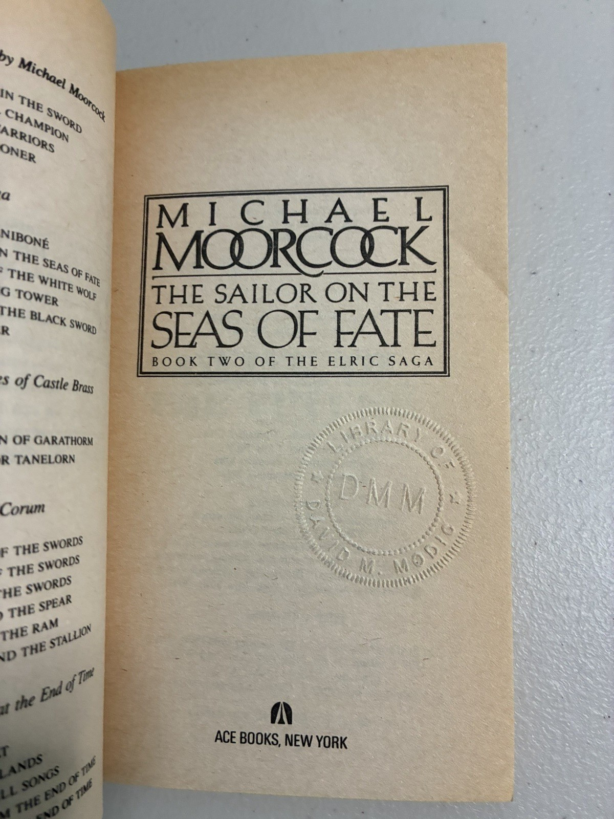 COMPLETE 6 BOOK SERIES Vintage Michael Moorcock THE ELRIC SAGA 1 2 3 4 5 6 Ace