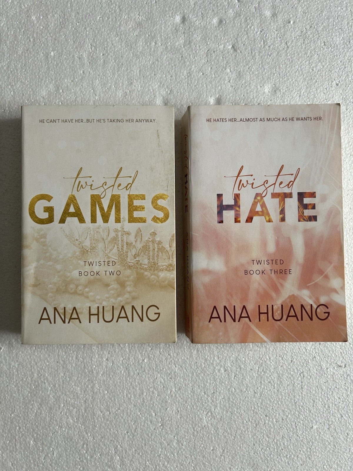 Twisted Series Anna Huang Paperback Twisted Two Book Lot Games, Hate PB