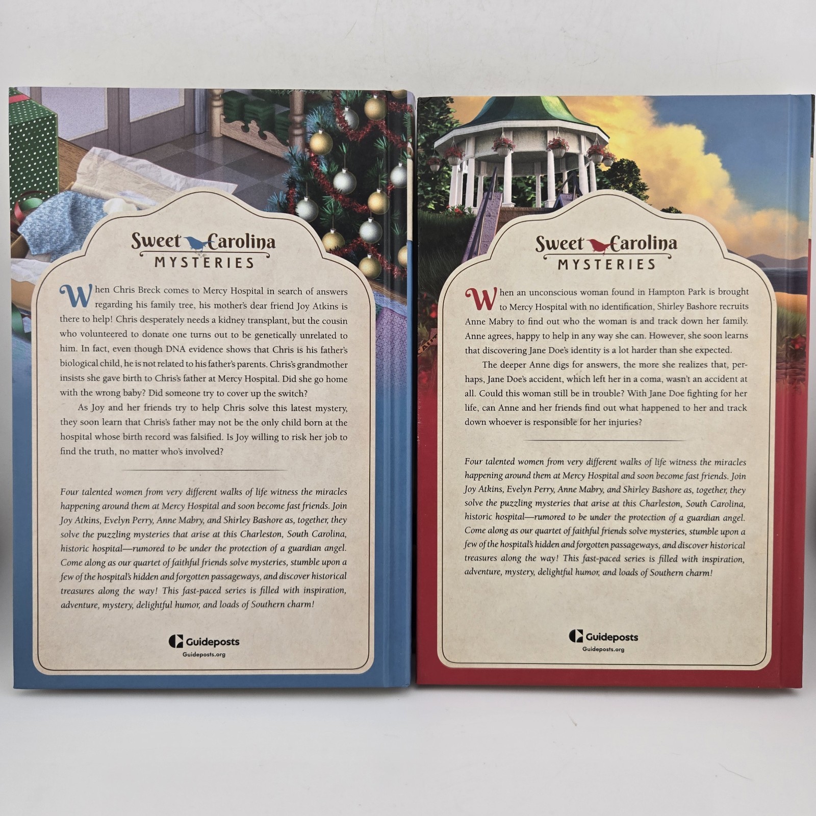 Lot of 4 Sweet Carolina Mysteries Series Guideposts Inspirational Hardcover NEW