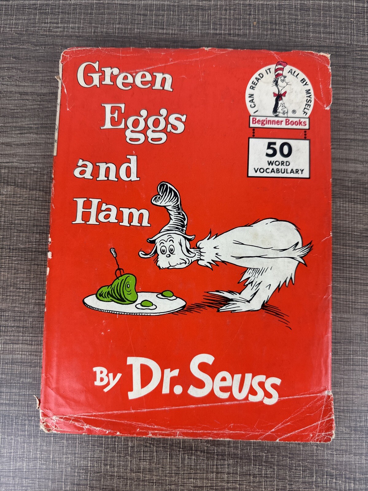 Dr. Seuss Green Eggs and Ham 1960 First Edition 195/195 HBDJ RARE