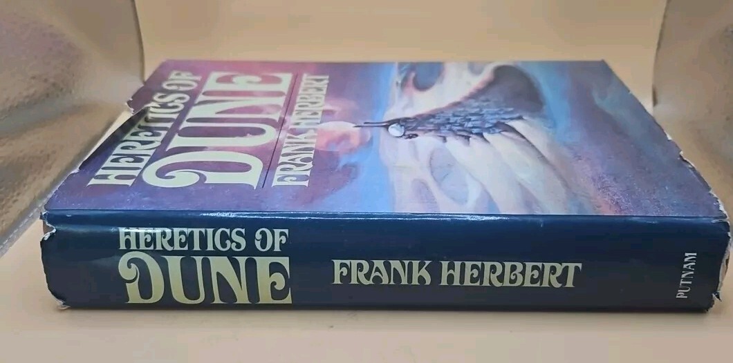 Heretics of Dune, Frank Herbert, 1984 hardcover Dust Jacket