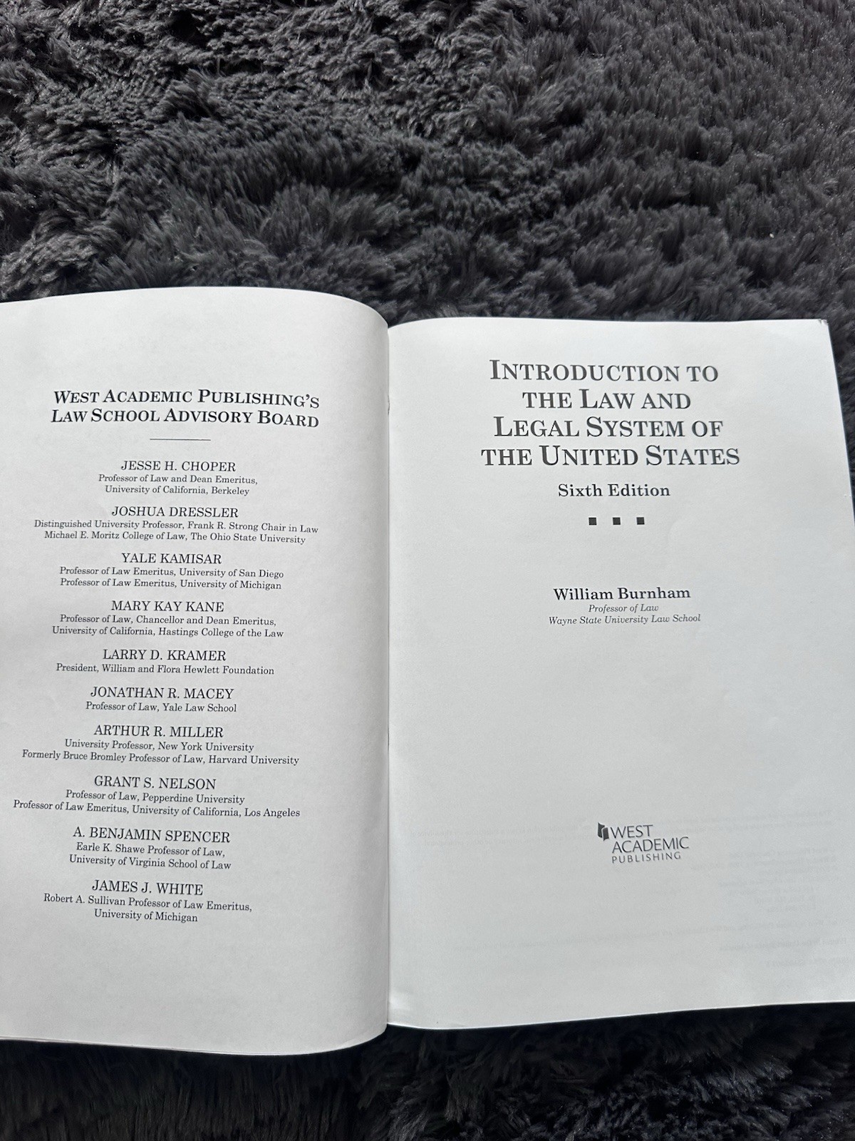 Introduction to the Law and Legal System of the United States (Coursebook)