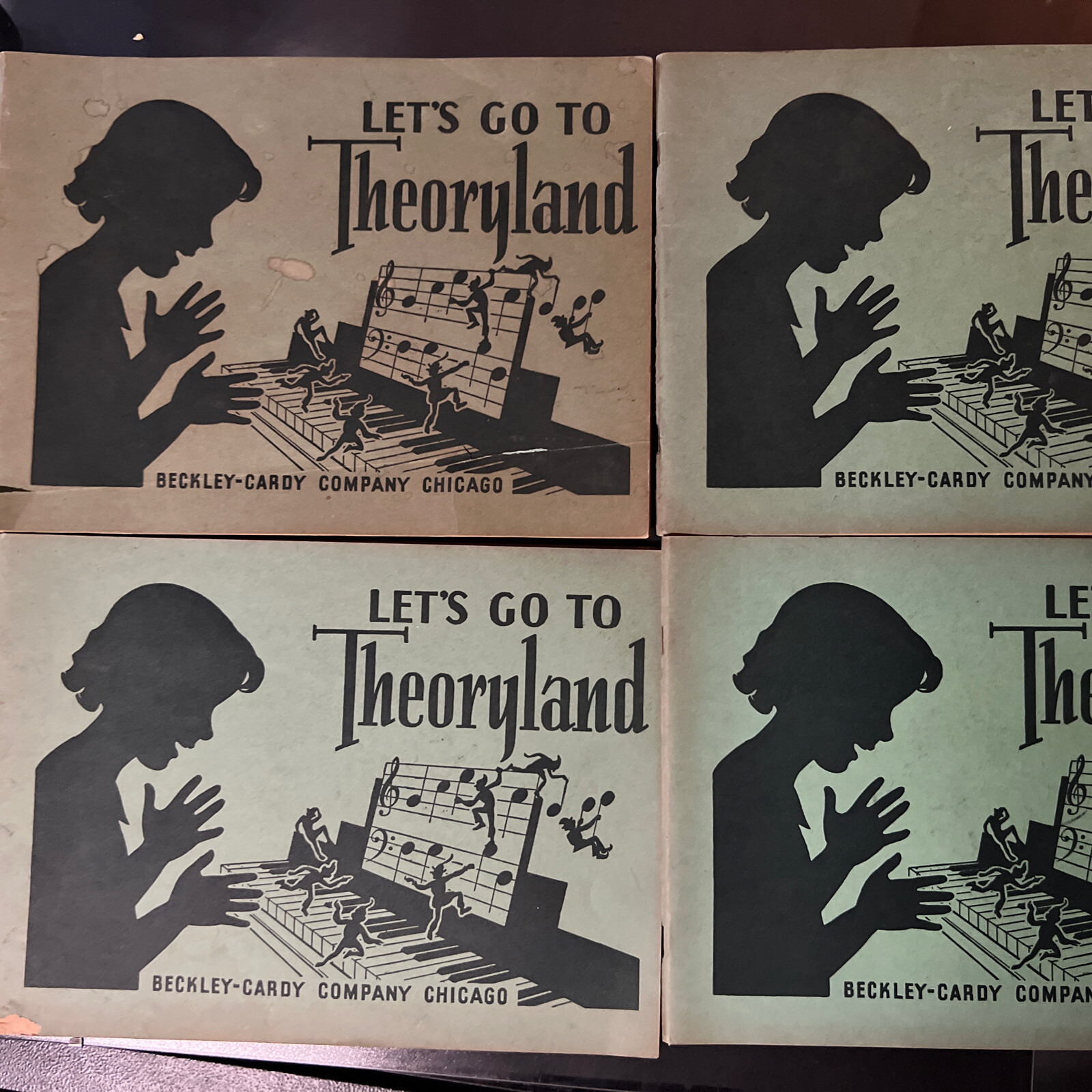 Let&rsquo;s Go To Theoryland Beckley Cardy Co. Chicago VTG Childrens Music Theory Book