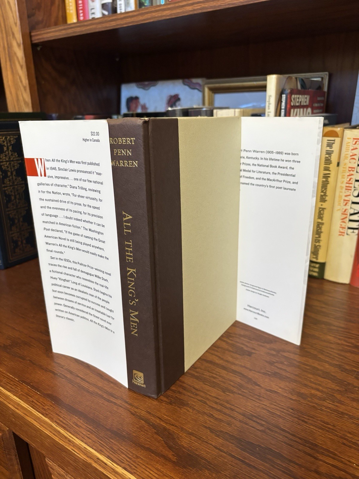 All the King’s Men. Robert Penn Warren 1st HC Ptg thus Harcourt 2005 Fine Unread