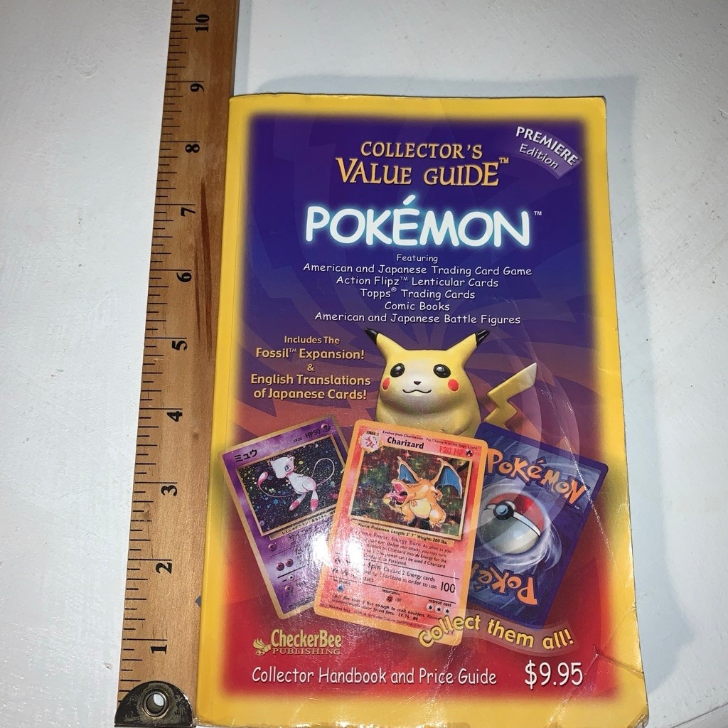 Unbranded Pokemon Collector&rsquo;s Value Guide One Size Yellow Purple