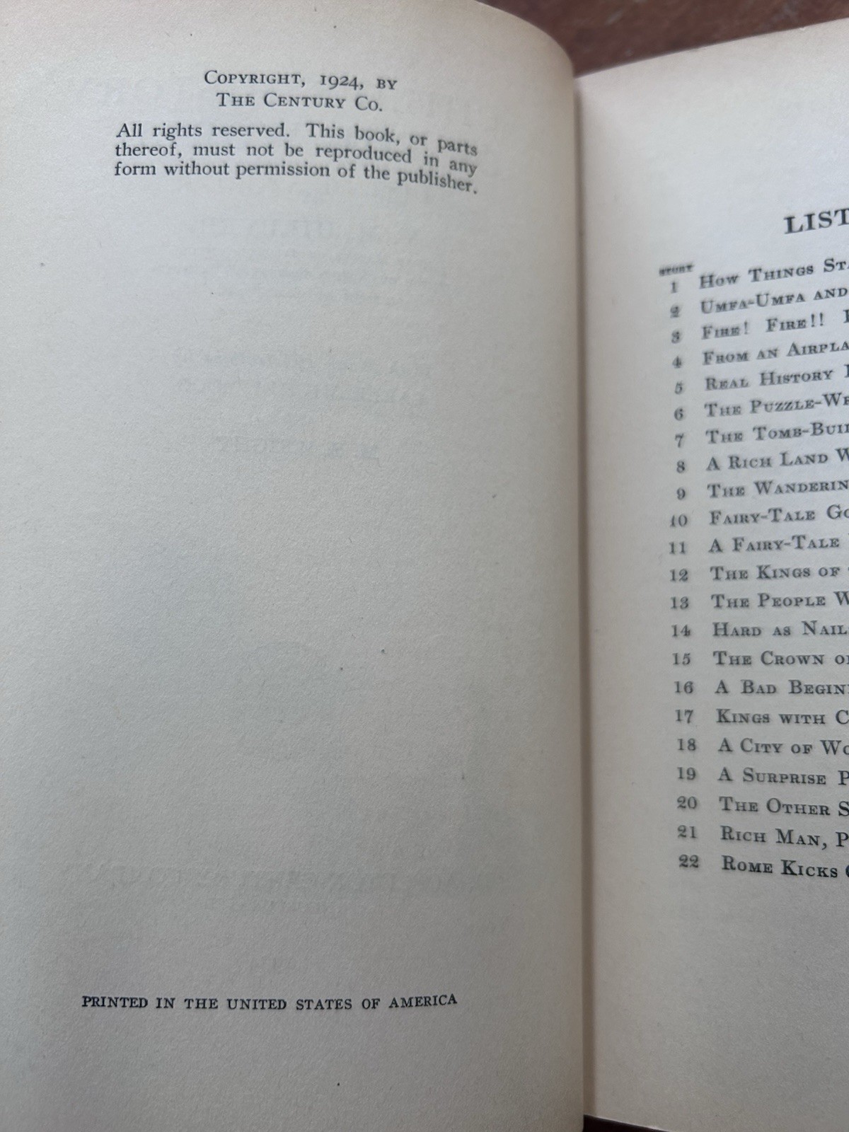A Child’s History Of The World V. M. Hillyer 1924 1934 Edition Tight Binding