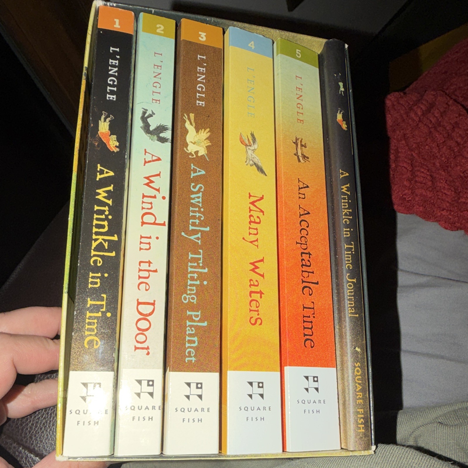 A Wrinkle in Time Quintet Box Set Madeleine L&rsquo;Engle Square Fish + Journal