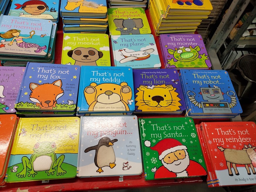 LOT OF 5 USBORNE KIDS TOUCHY-FEELY « THAT&rsquo;S NOT MY » BOARD BOOKS – RANDOM *MIX*
