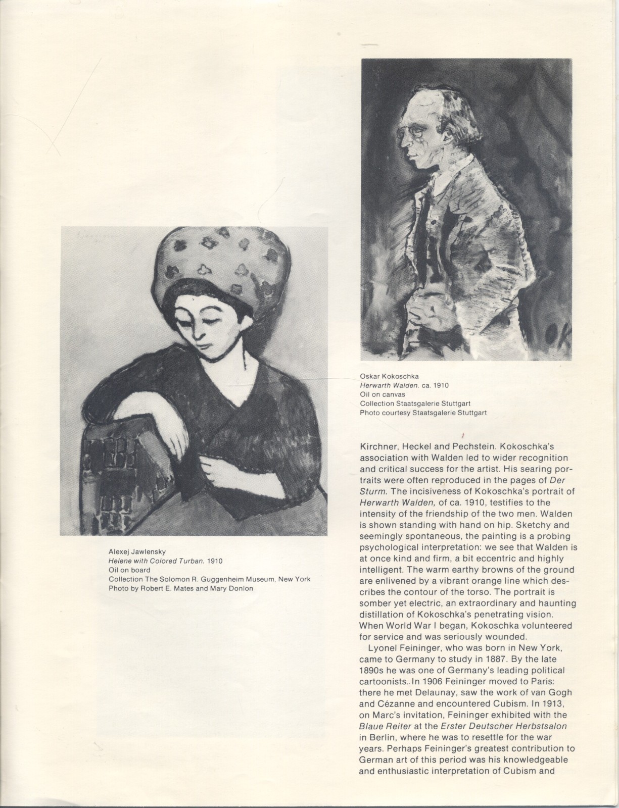 Expressionism: A German Intuition 1905-1920 Preview? Summaery? 12 pages – 1980