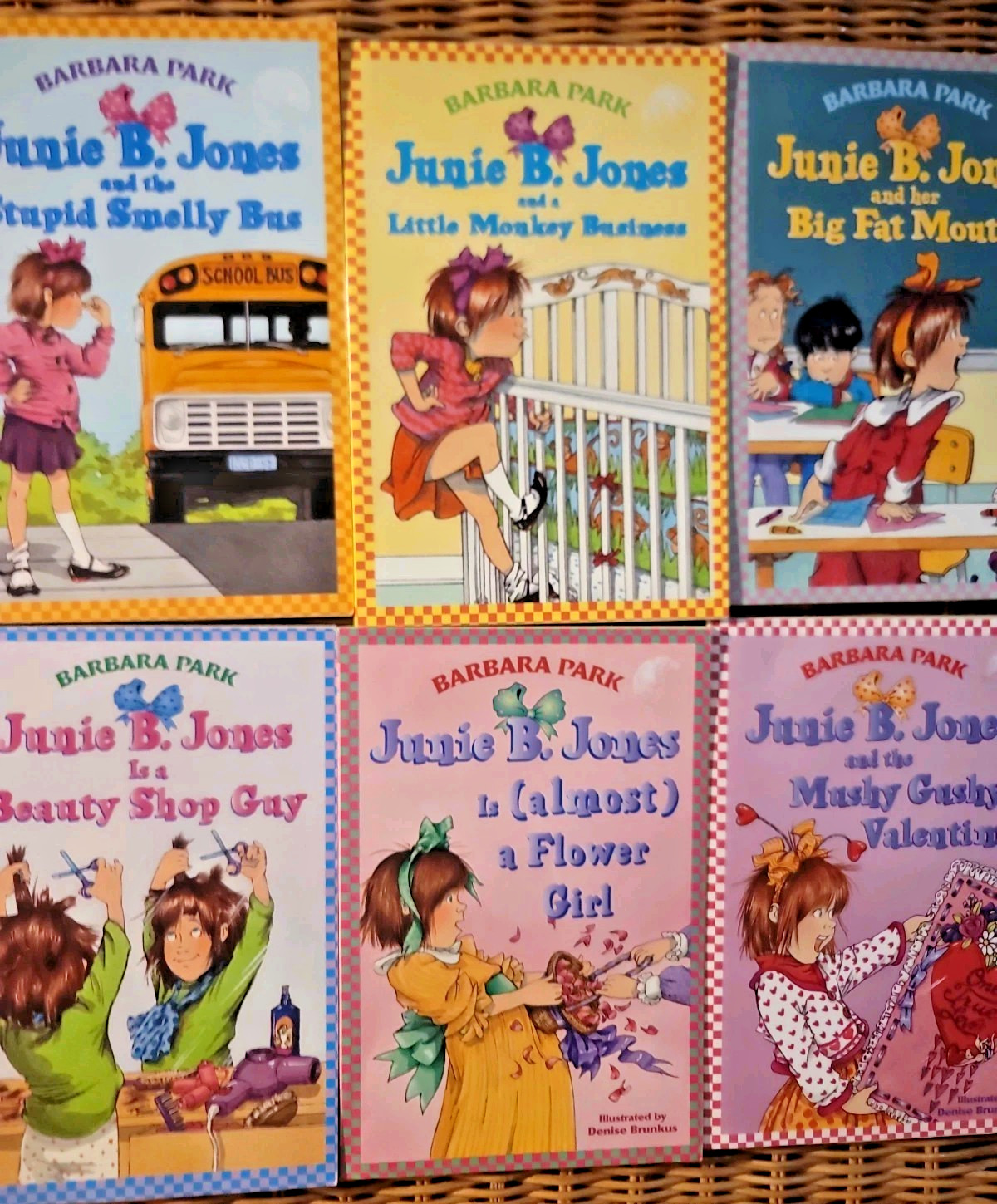 Junie B. Jones by Barbara Park 12 Books Numbers 1, 2,3,6,7,8,10,11,13,14,16,17,