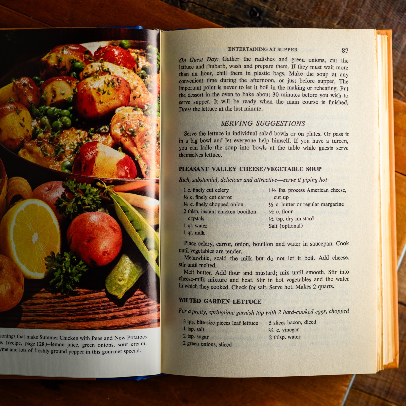 1973 Farm Journal&rsquo;s Informal Entertaining Country Style Cookbook – 1st Ed & Pr