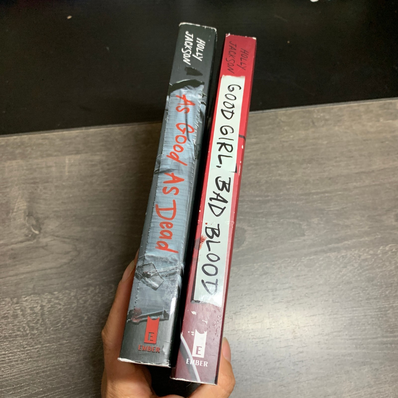 Holly Jackson LOT OF 2 Trade Paperbacks Good Girl Bad Blood & As Good As Dead