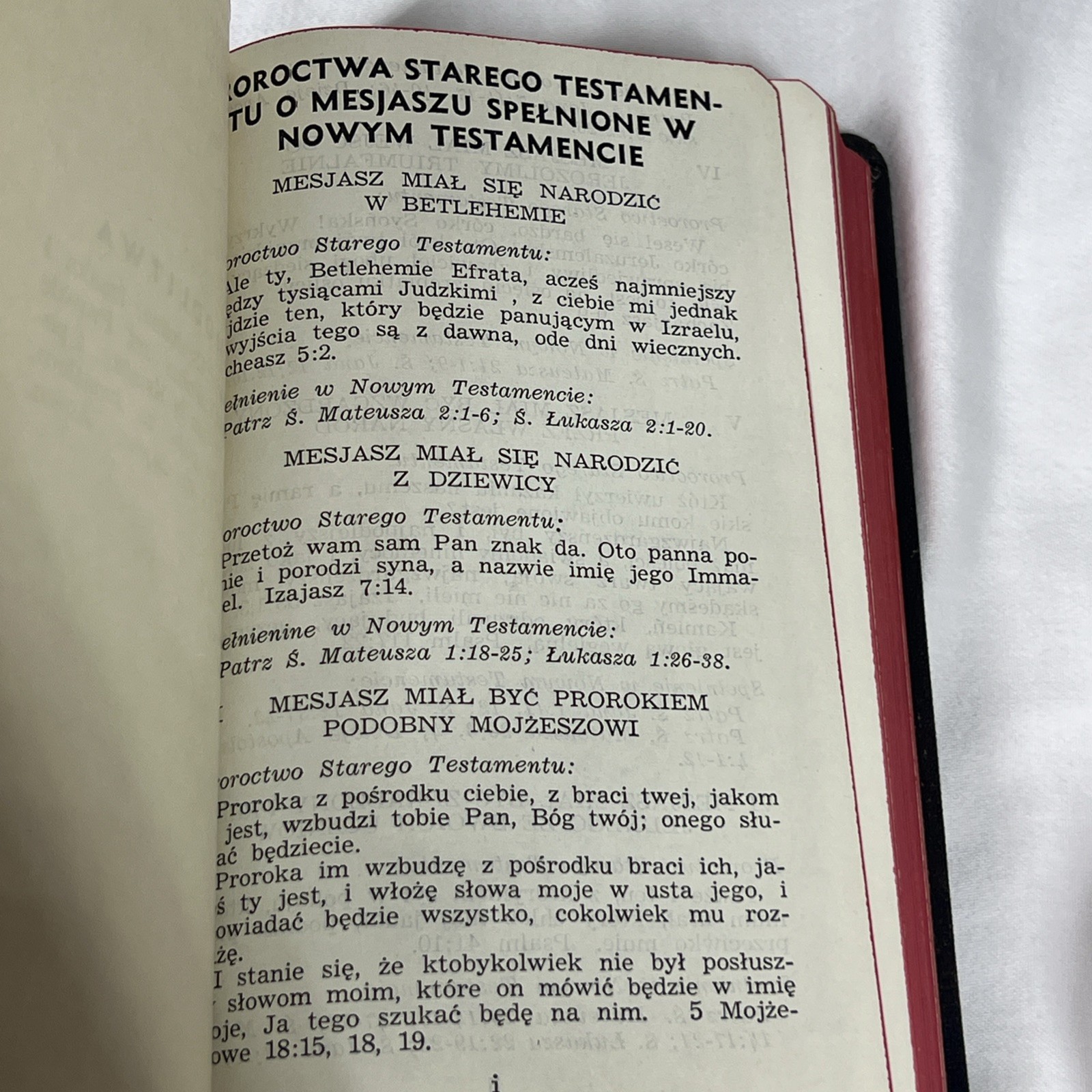 New Testament: Nowy Testament Polish Script Font Bible 6.25&Prime;x4&Prime; NOS