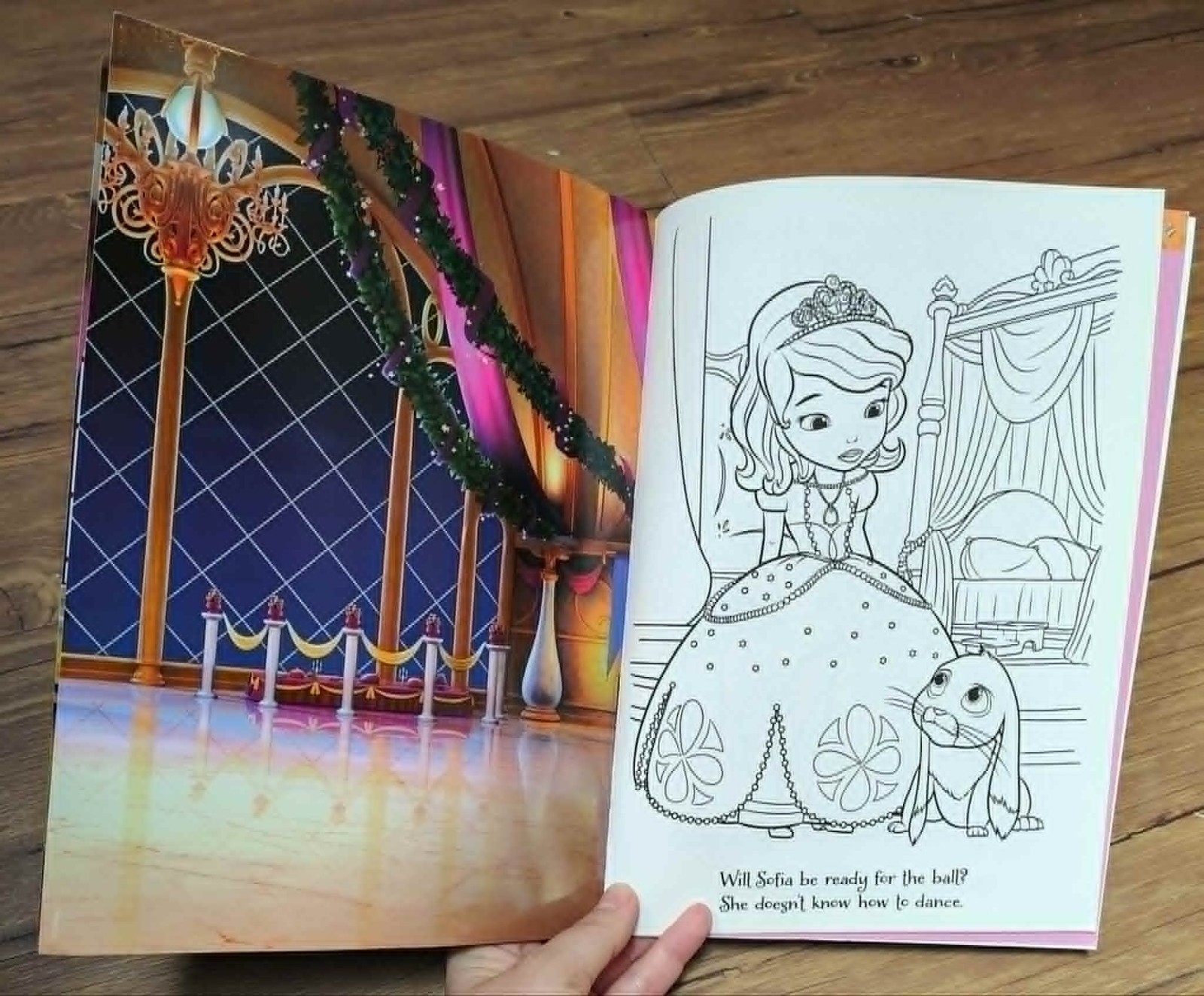 Sofia the First Coloring & Activity Sticker Scene 2013 A Lovable Princess
