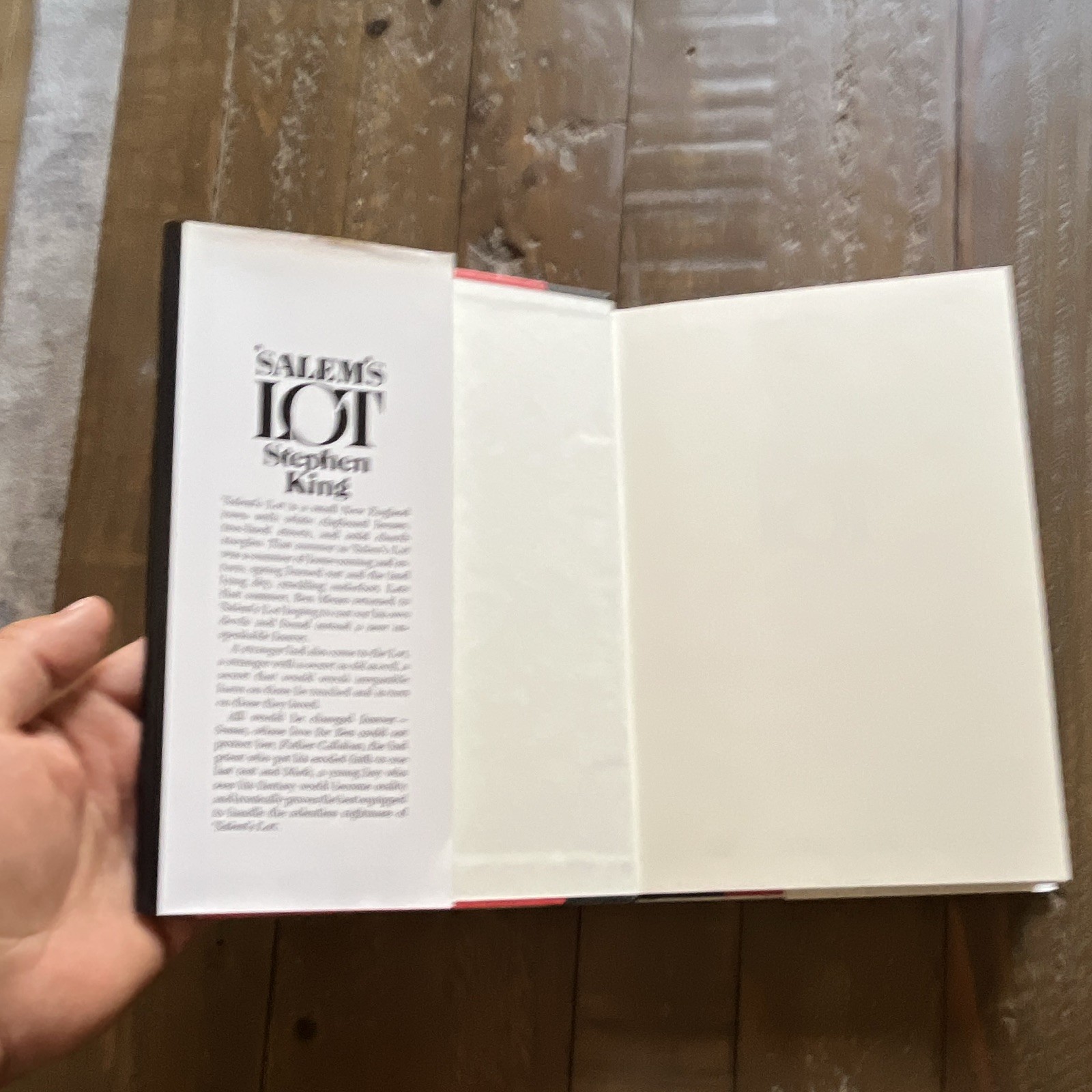 Stephen King &lsquo;Salem&rsquo;s Lot Hardcover Novel w/ Dust Jacket, Doubleday