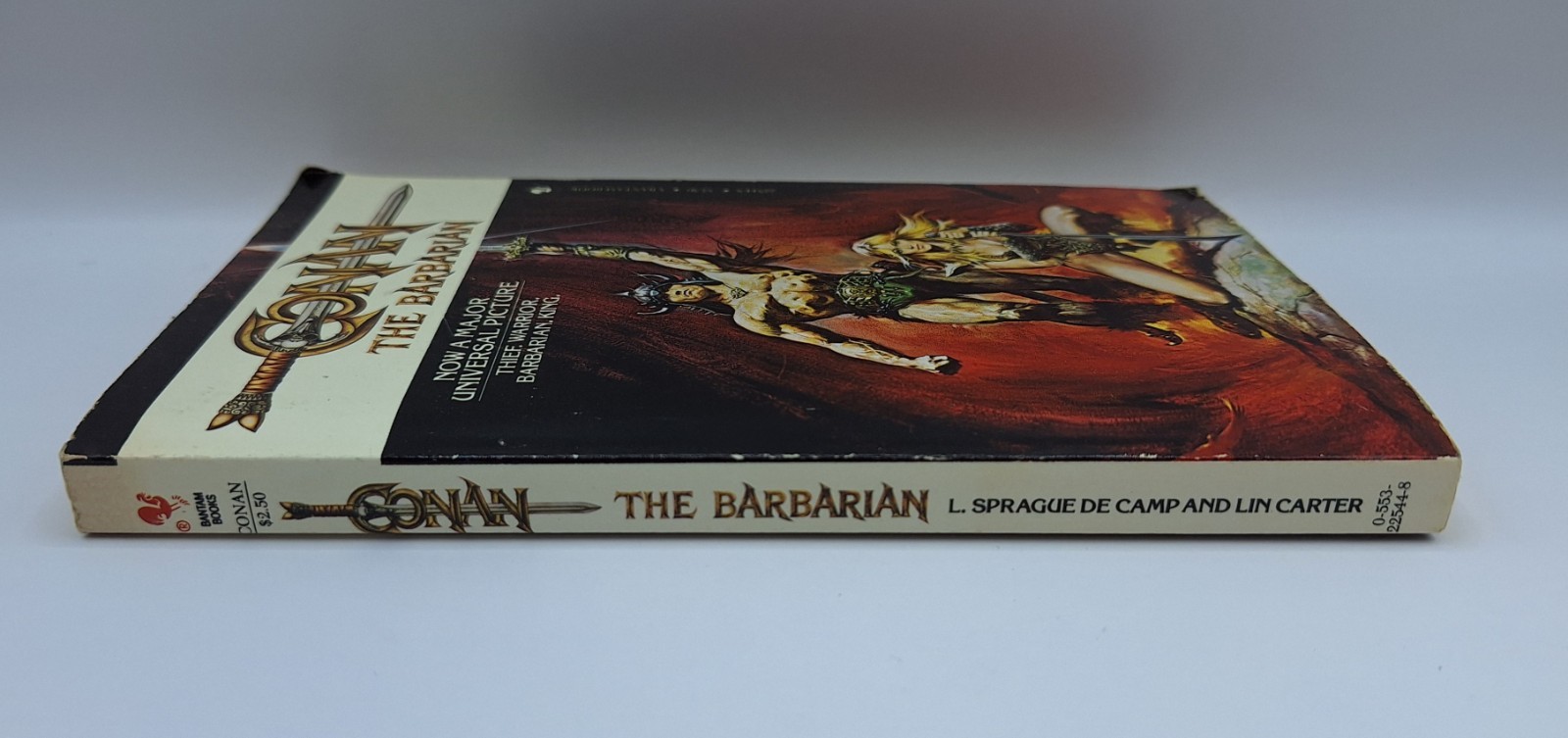 CONAN THE BARBARIAN Movie Novel Bantam 1982 1st Printing Paperback VGC