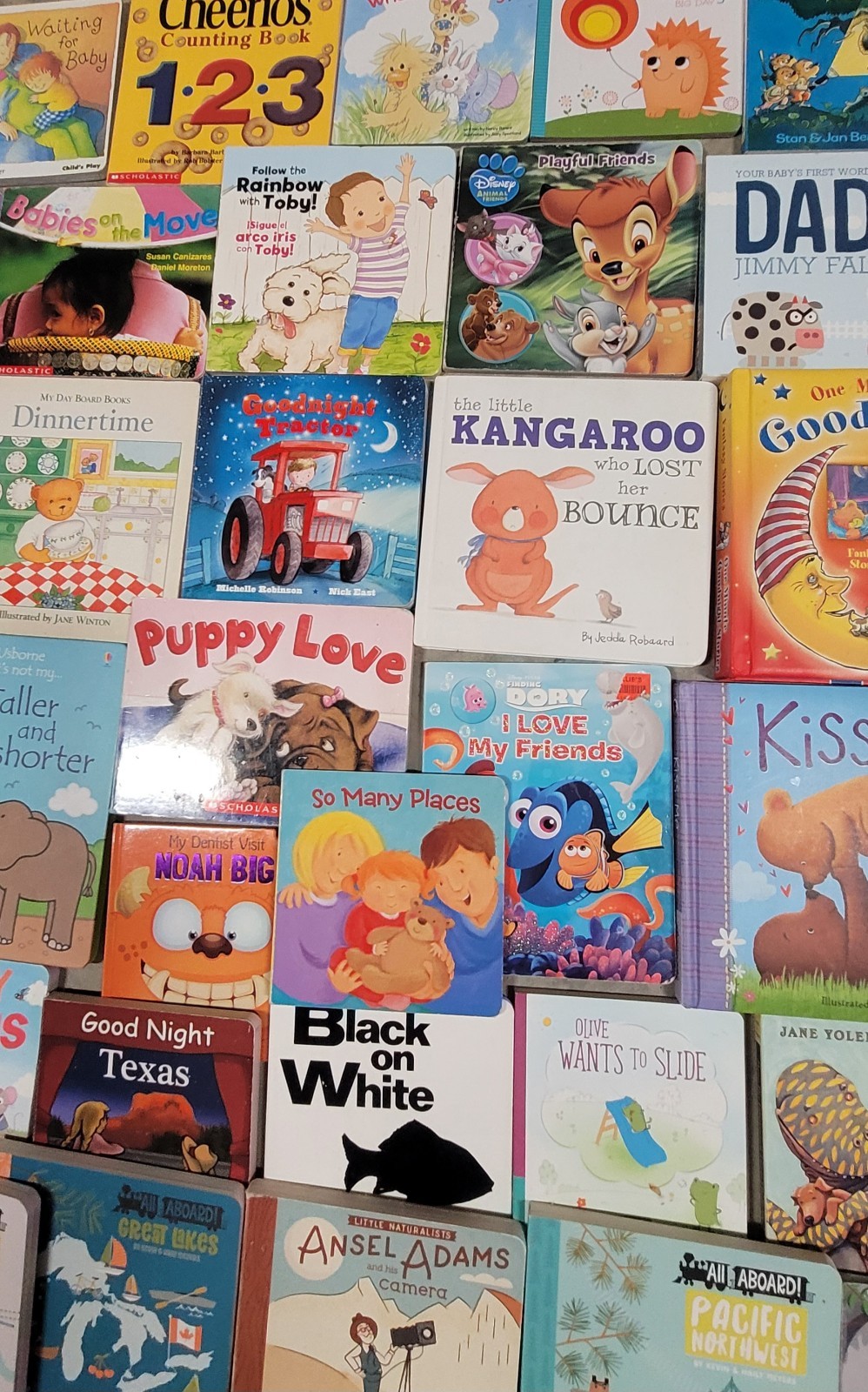 Huge Lot Of 80 Board Books for Children&rsquo;s/ Toddler Babies/Preschool/Daycare