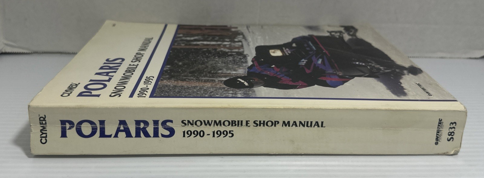 Clymer Polaris Snowmobile Shop Repair Manual 1990-1995 S833