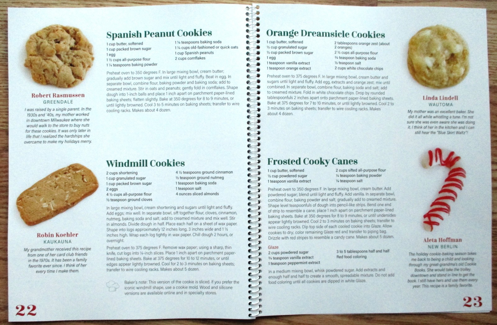 2024 WE ENERGIES CHRISTMAS COOKIE BOOK-CHILDHOOD MEMORIES-Wisconsin Electric Co.