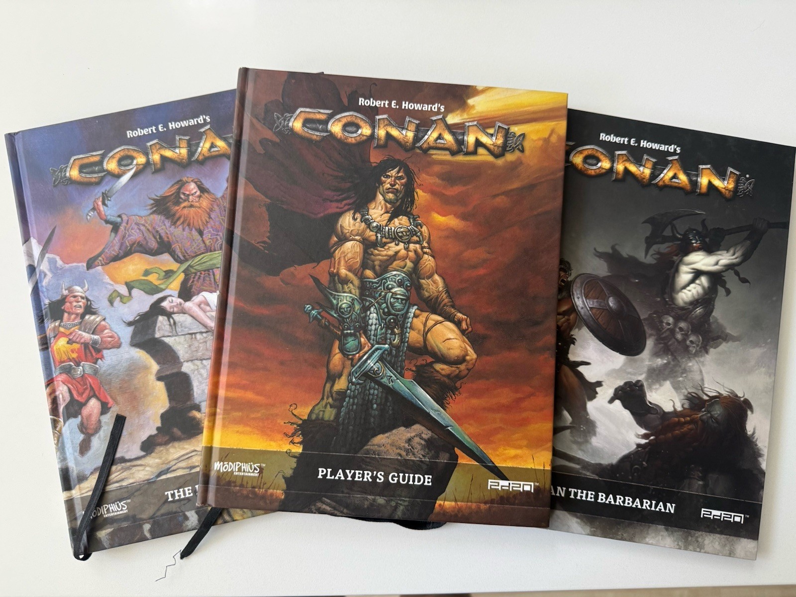 Robert E. Howard&rsquo;s CONAN: Conan The Barbarian 2d20 RPG Lot Of 3 Books