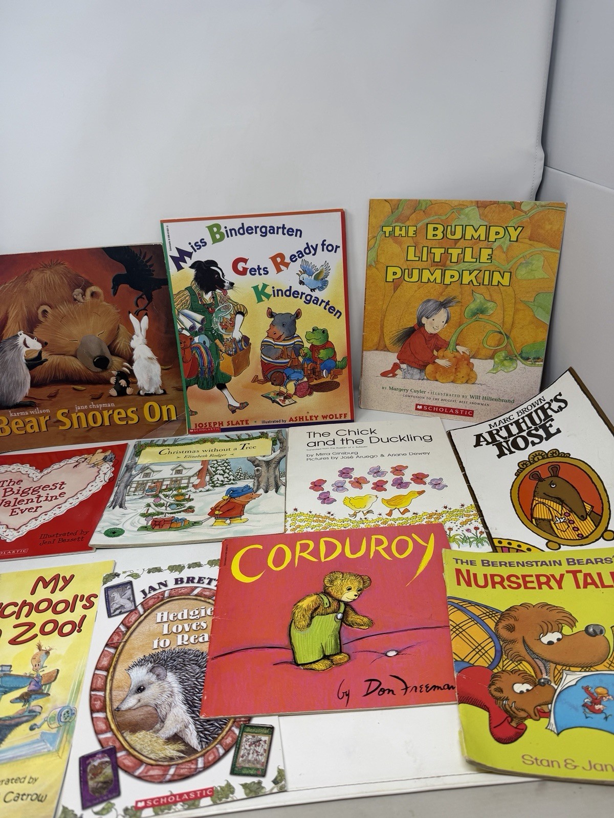 Children&rsquo;s Scholastic Picture Books Kids Paperback Storybook Storytime Lot of 12