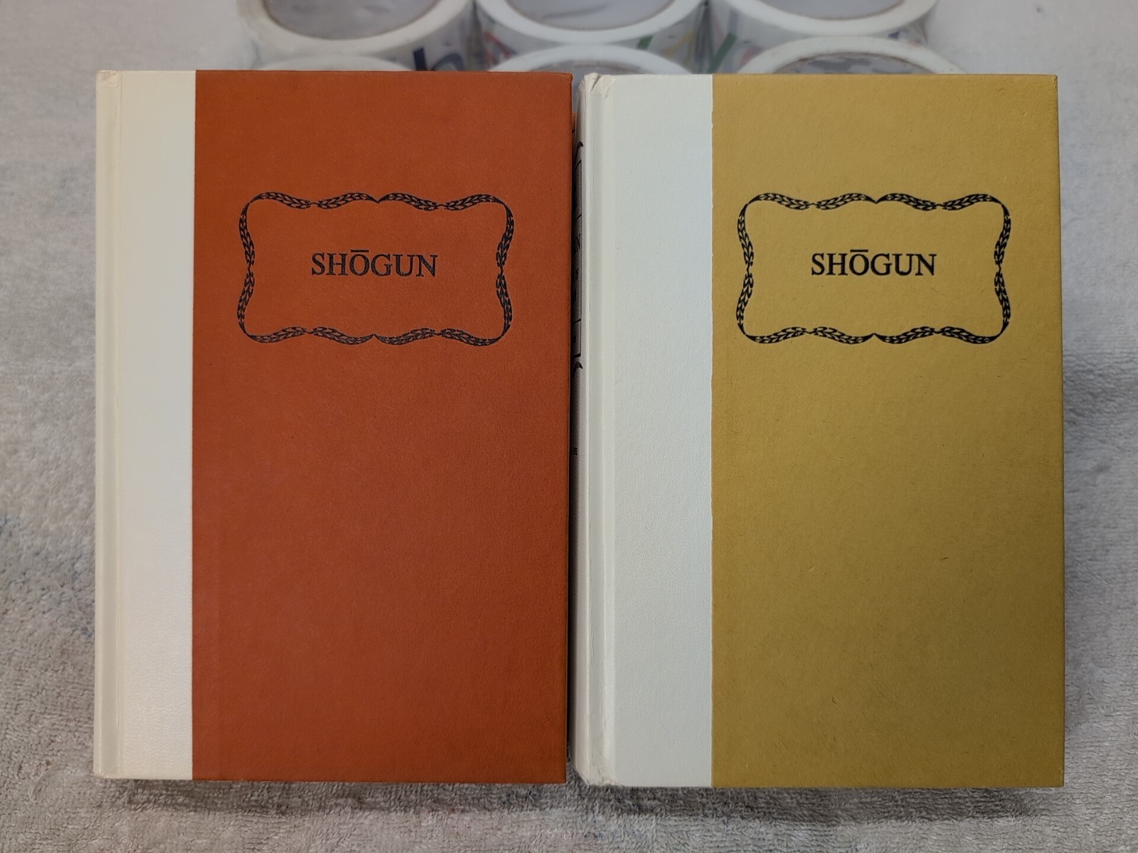 SHOGUN by James Clavell (1975) 2-Tone Boards BCE + Custom Mylar ~ 2 Vols!!!