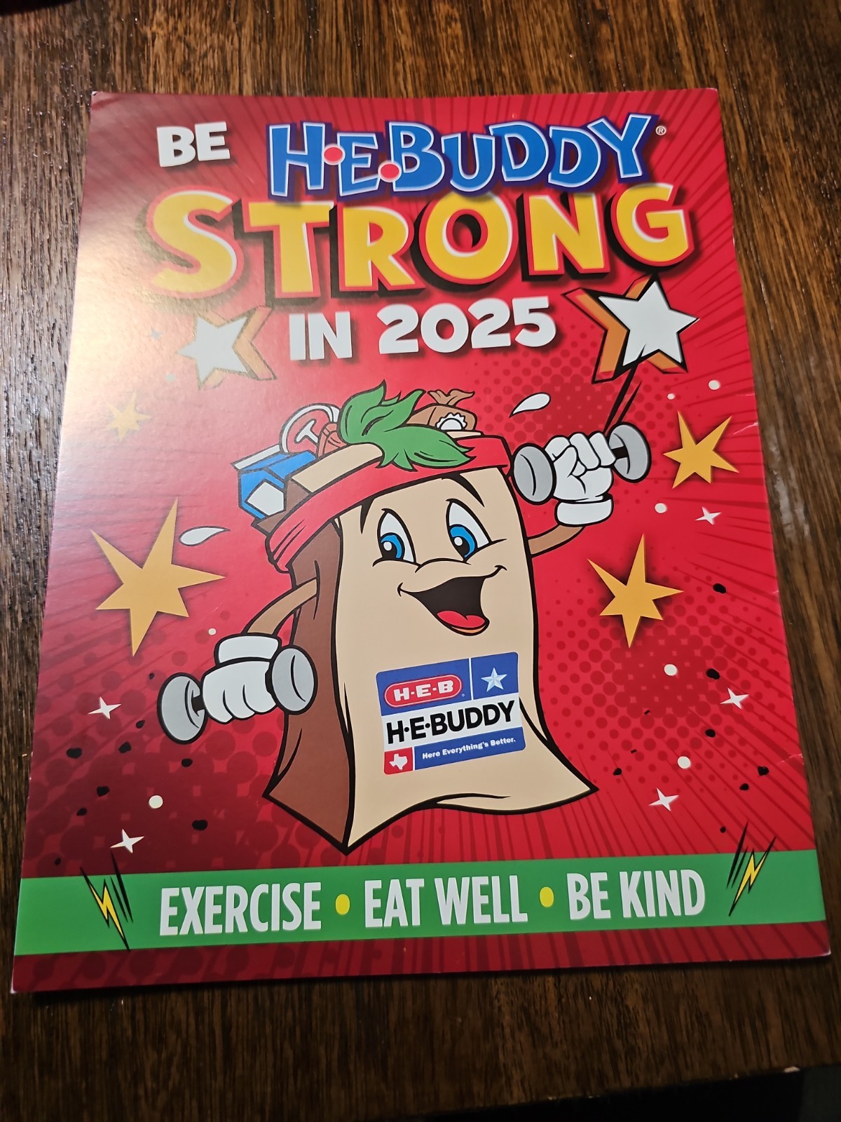 H-E-B HEBuddy Coloring Activity Book w/ Stickers 20 Pages Texas Exclusive Rare