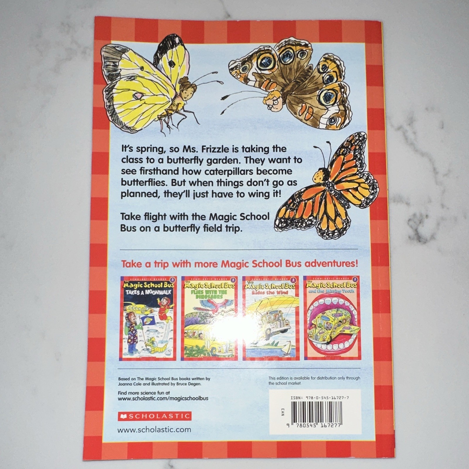 Joanna Cole Magic School Bus Butterfly Bunch Paperback Scholastic 2010.