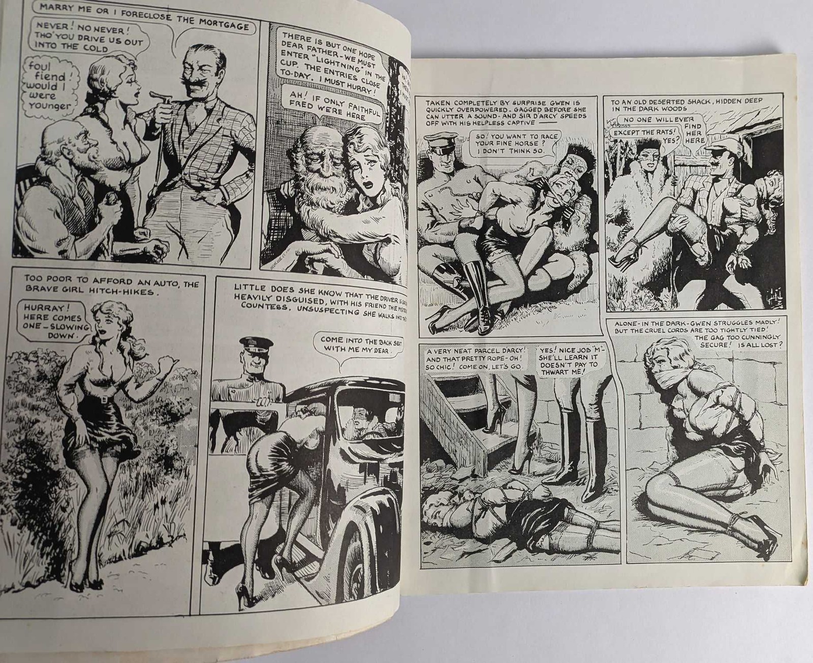 John Willie [John Alexander Scott Coutts]: Sweet Gwendoline & Sir Dystic d&rsquo;Arcy