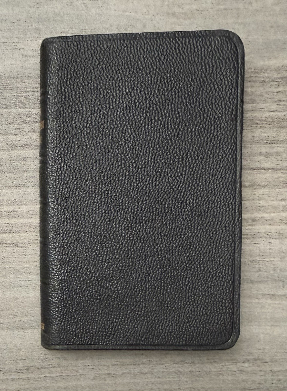 VTG Thinline 1946 Pocket New Testament RSV Black Leather 691X Nelson ~ 4.9&Prime; x 3&Prime;