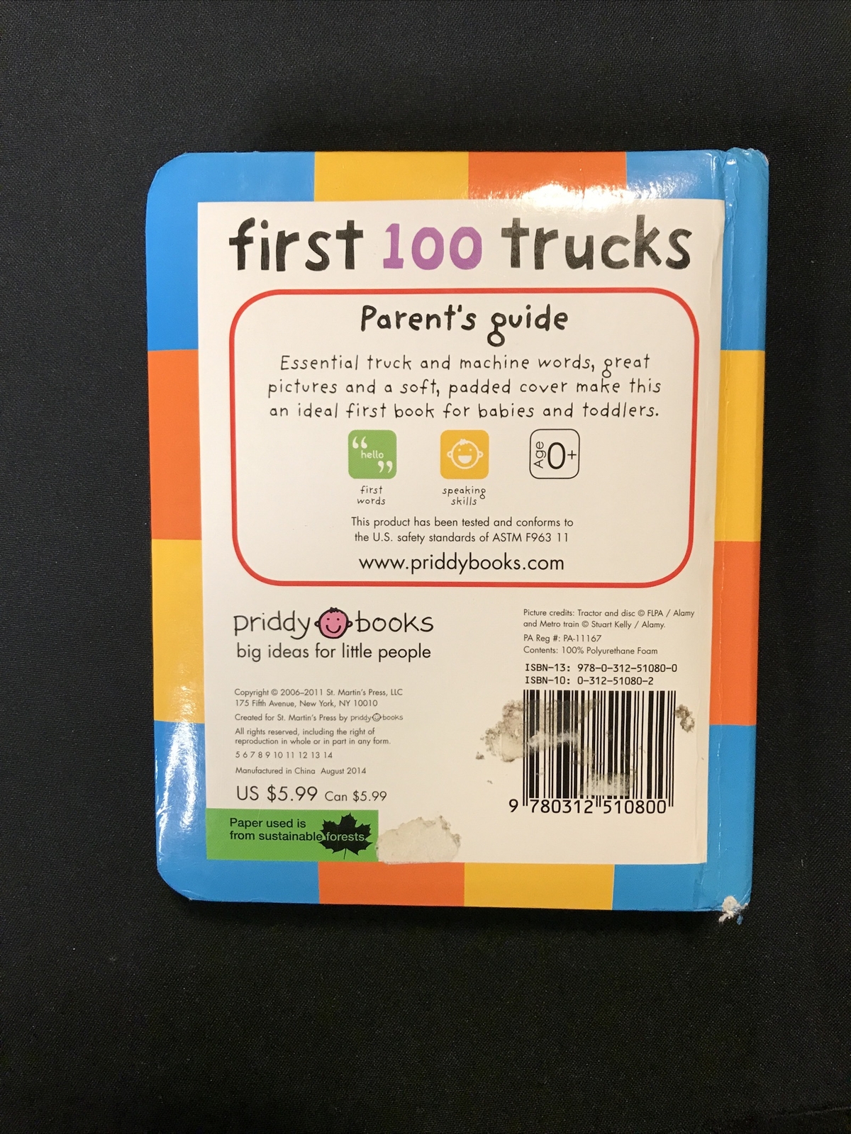 First 100 Ser.: First 100 Trucks : And Things That Go by Roger Priddy (2011,…
