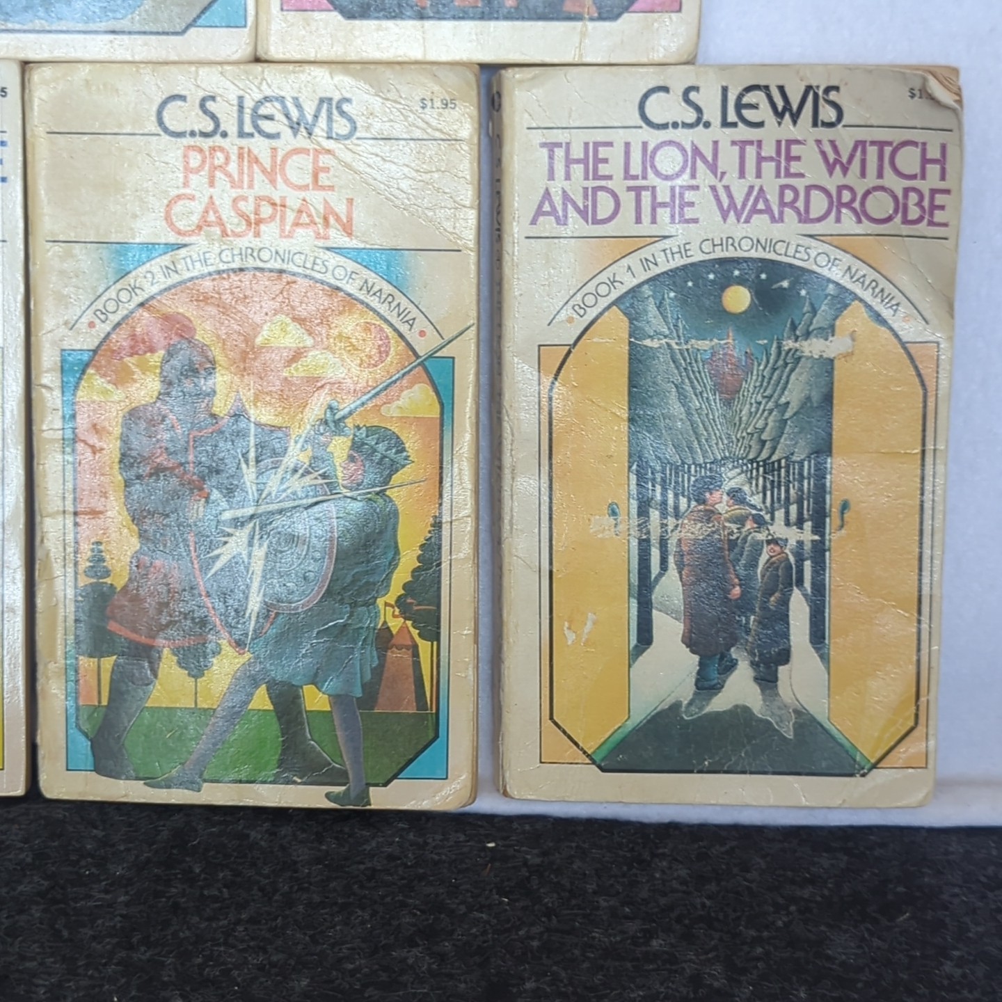 CHRONICLES OF NARNIA C.S. LEWIS Collier Books Paperback Set