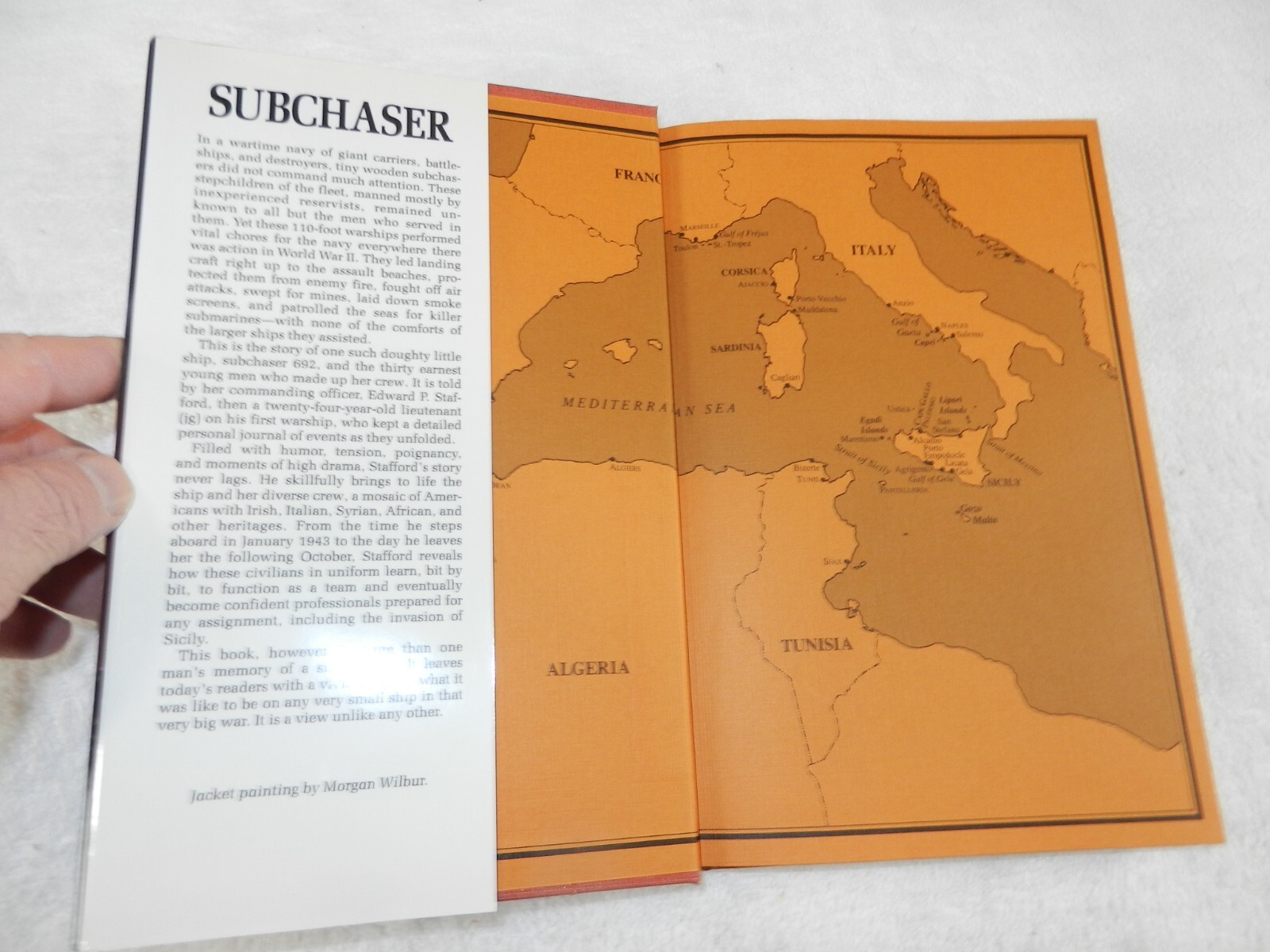 WW II 1943 Sicily Salerno Invasions & SC-692 Subchaser Captain « SUBCHASER » b