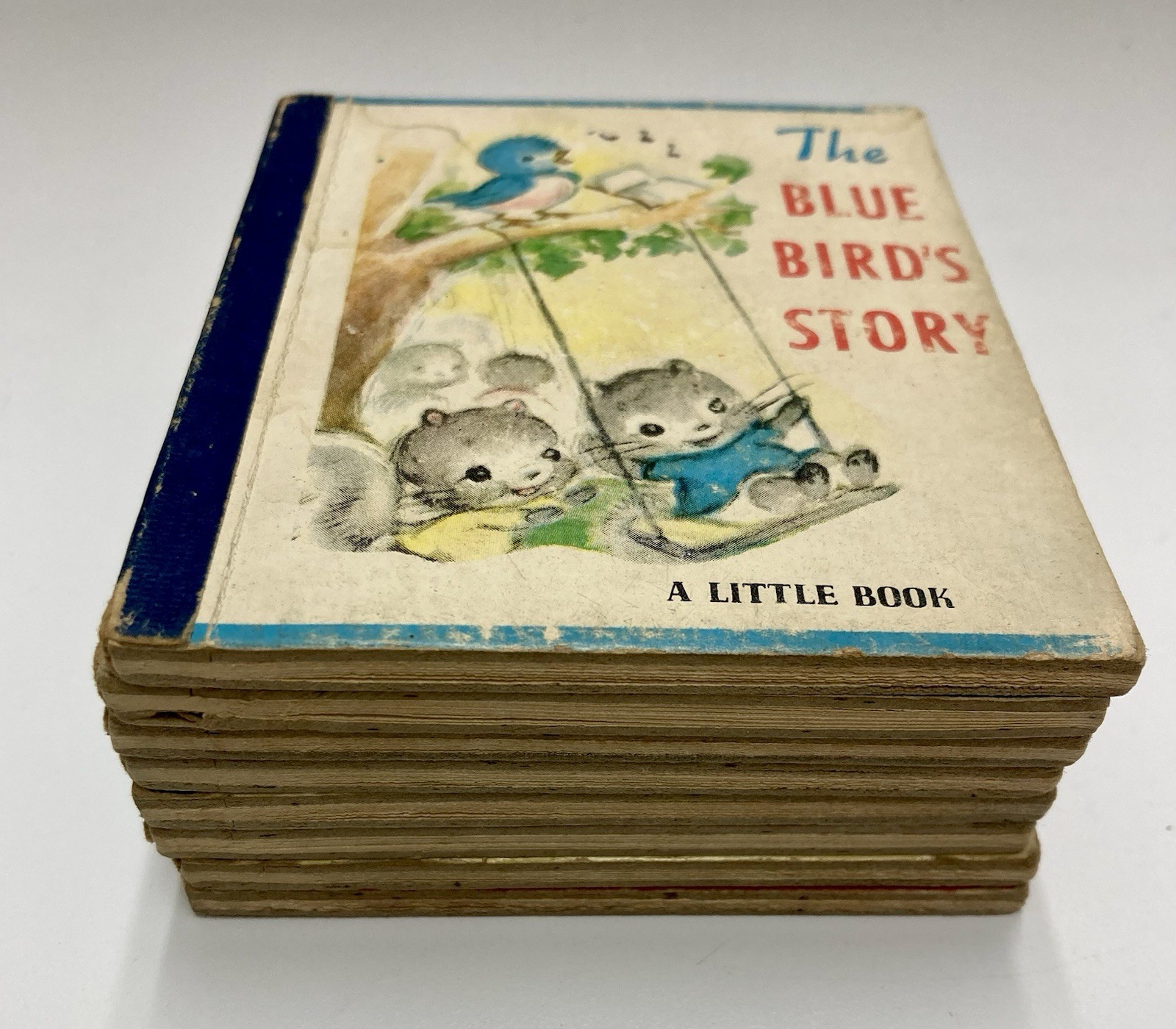 Vintage 1940s Miniature 4&Prime; Children&rsquo;s Book Lot A Little Book & Lollipop Book (8)